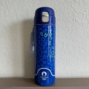 PARIS 2024 OLYMPICS INSOLATED WATER BOTTLE - 400 ml - OFFICIAL LICENSED - NWT
